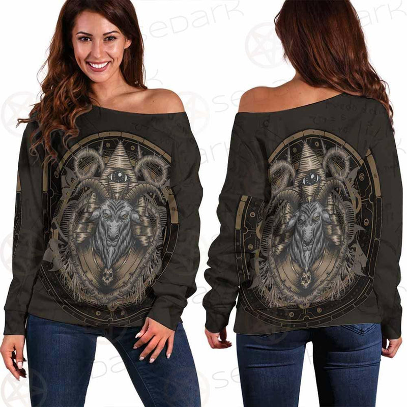 Satan Eye SED-0089 Off Shoulder Sweaters