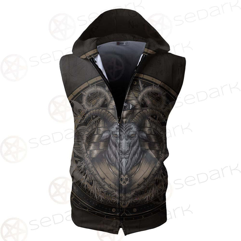 Satan Eye SED-0089 Zip Sleeveless Hoodie