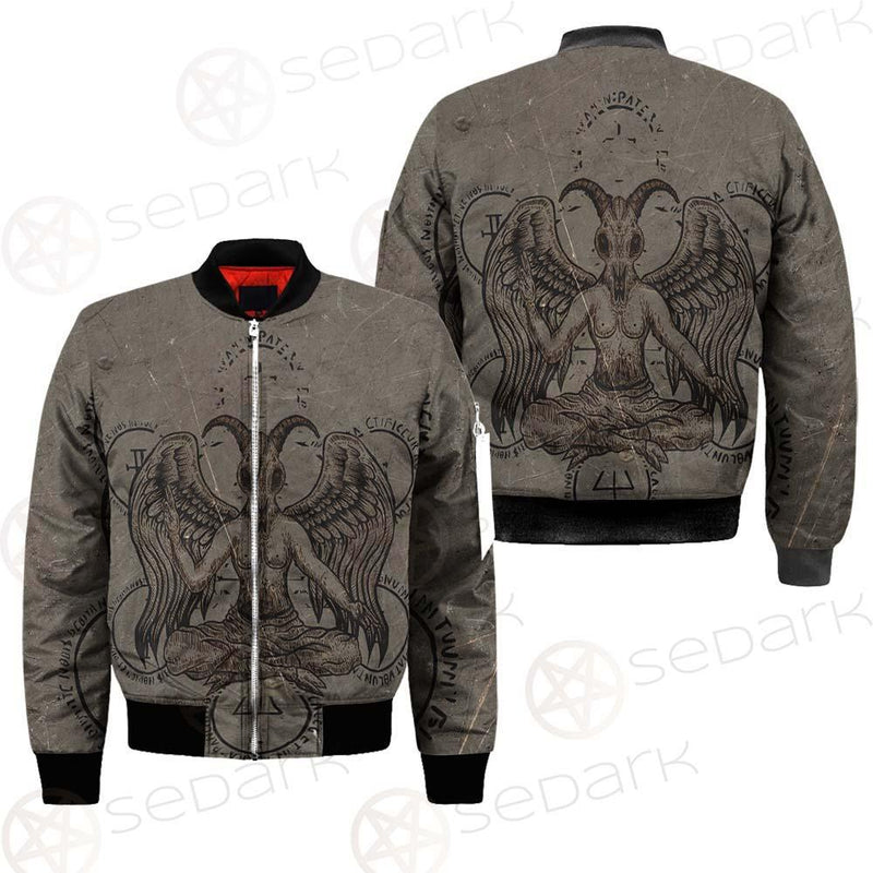 Baphomet Symbol SED-0090 Bomber Jacket