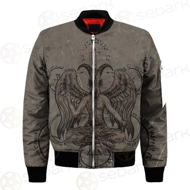 Baphomet Symbol SED-0090 Bomber Jacket