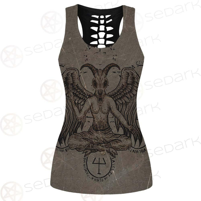 Baphomet Symbol SED-0090 Hollow Out Tank Top