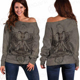 Baphomet Symbol SED-0090 Off Shoulder Sweaters