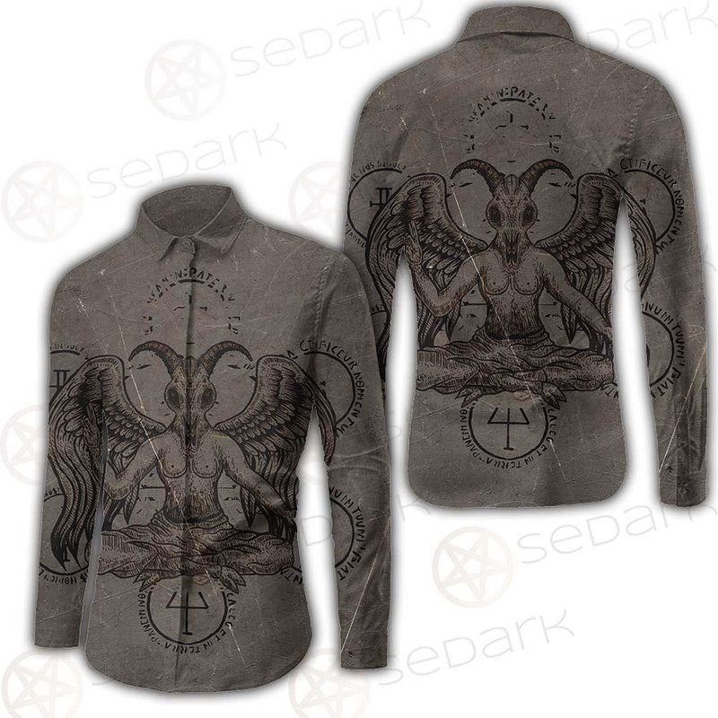 Baphomet Symbol SED-0090 Long Sleeve Shirt