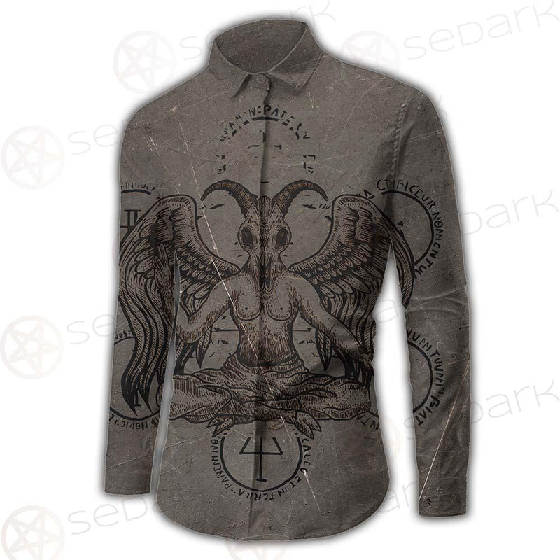 Baphomet Symbol SED-0090 Long Sleeve Shirt