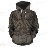 Baphomet Symbol SED-0090 Zip-up Hoodies