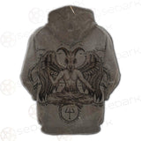 Baphomet Symbol SED-0090 Hoodie Raglan Zip