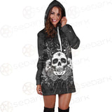 Satan Skull With Eye SED-0091 Hoodie Dress