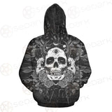 Satan Skull With Eye SED-0091 Hoodie Allover