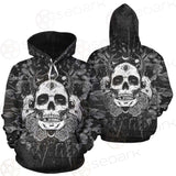 Satan Skull With Eye SED-0091 Hoodie Allover