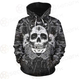 Satan Skull With Eye SED-0091 Hoodie Allover