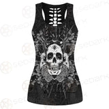 Satan Skull With Eye SED-0091 Hollow Out Tank Top