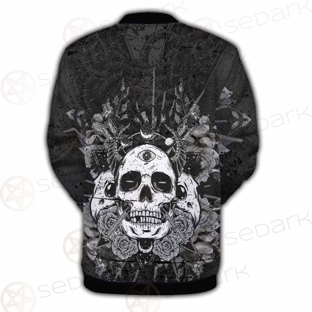 Satan Skull With Eye SED-0091 Button Jacket