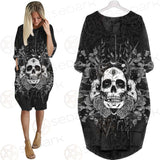 Satan Skull With Eye SED-0091 Batwing Pocket Dress