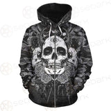 Satan Skull With Eye SED-0091 Zip-up Hoodies