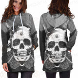 Satan Skull With Eye SED-0092 Hoodie Dress