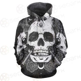 Satan Skull With Eye SED-0092 Hoodie Allover