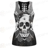 Satan Skull With Eye SED-0092 Hollow Out Tank Top