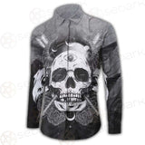 Satan Skull With Eye SED-0092 Long Sleeve Shirt