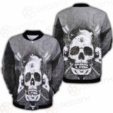 Satan Skull With Eye SED-0092 Button Jacket