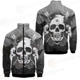 Satan Skull With Eye SED-0092 Stand-up Collar Jacket