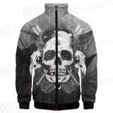 Satan Skull With Eye SED-0092 Stand-up Collar Jacket