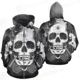 Satan Skull With Eye SED-0092 Zip-up Hoodies