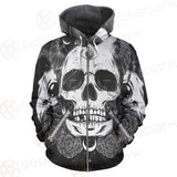 Satan Skull With Eye SED-0092 Zip-up Hoodies