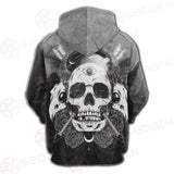 Satan Skull With Eye SED-0092 Hoodie Raglan