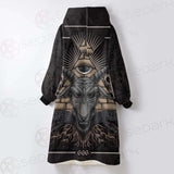 Baphomet Satanic SED-0093 Oversized Sherpa Blanket Hoodie