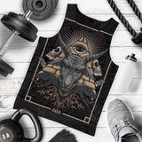 Baphomet Satanic SED-0093 Men Tank-tops