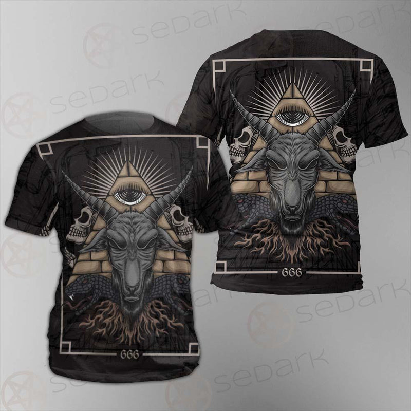 Baphomet Satanic SED-0093 Unisex T-shirt