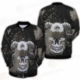 Skull Devil Eye Satan SED-0094 Button Jacket