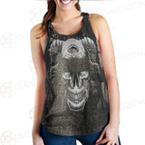 Skull Devil Eye Satan SED-0094 Women Tank Top