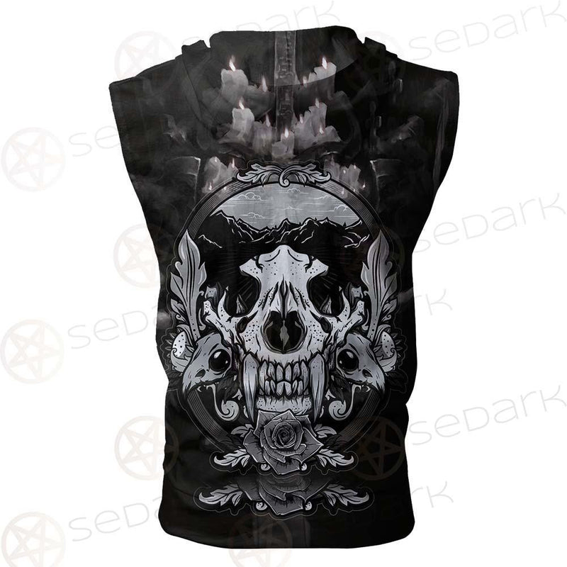 Mirror The Devil SED-0095 Zip Sleeveless Hoodie