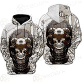 Skull Overshadow SED-0096 Hoodie Raglan