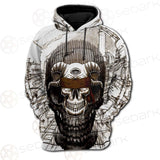 Skull Overshadow SED-0096 Hoodie Raglan