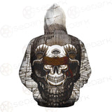 Skull Overshadow SED-0096 Zip-up Hoodies