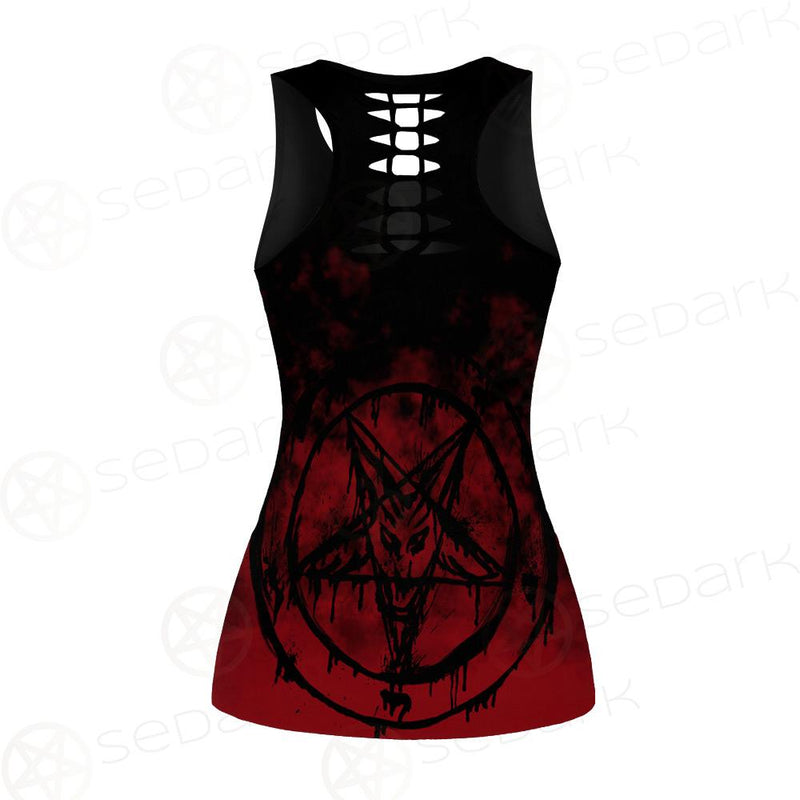 Baphomet SED-0098 Hollow Out Tank Top