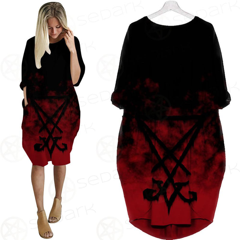 Baphomet SED-0098 Batwing Pocket Dress
