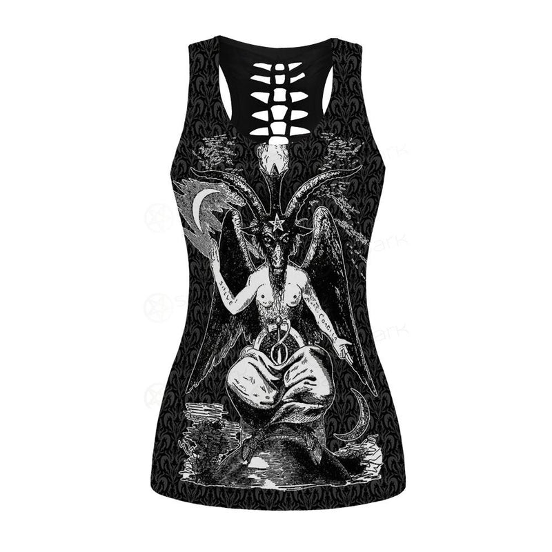 Lucifer Pentagram SED-0099 Hollow Out Tank Top
