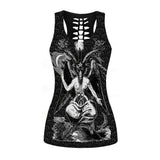 Lucifer Pentagram SED-0099 Hollow Out Tank Top