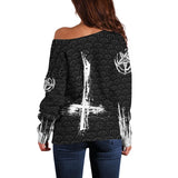 Lucifer Pentagram SED-0099 Off Shoulder Sweaters