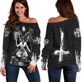 Lucifer Pentagram SED-0099 Off Shoulder Sweaters