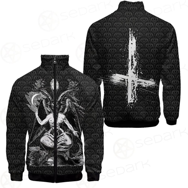 Lucifer Pentagram SED-0099 Stand-up Collar Jacket