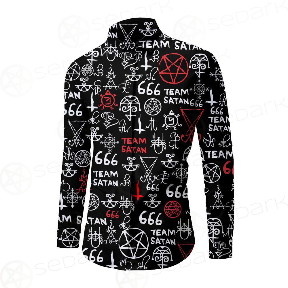 Hail Satan SED-0100 Long Sleeve Shirt