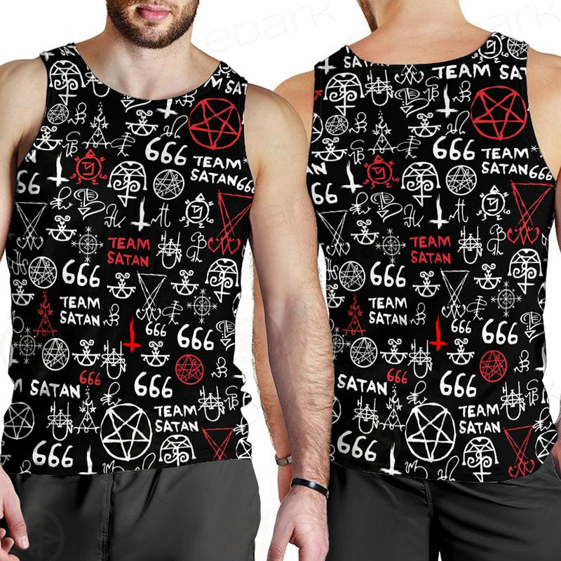 Hail Satan SED-0100 Men Tank-tops