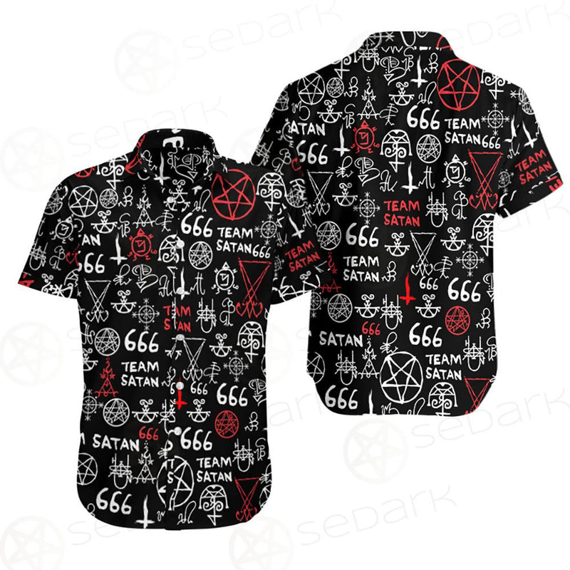 Hail Satan SED-0100 Shirt Allover