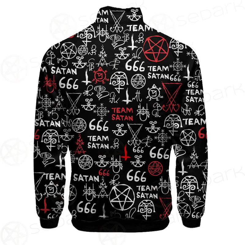 Hail Satan SED-0100 Stand-up Collar Jacket