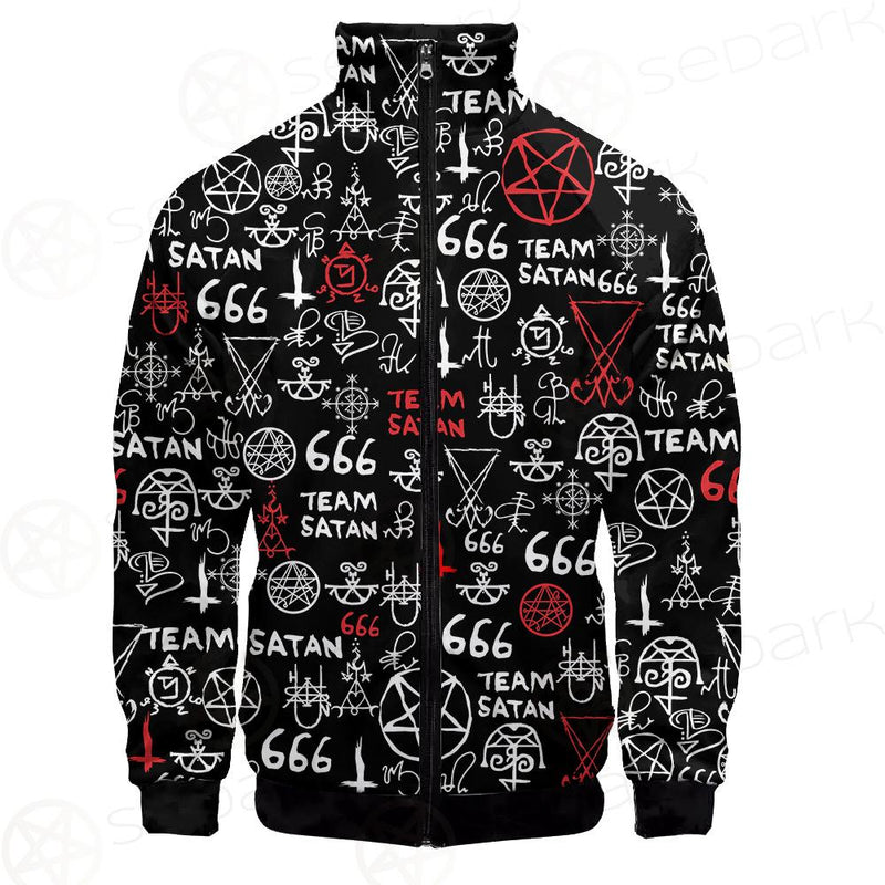 Hail Satan SED-0100 Stand-up Collar Jacket