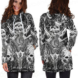 Satan and SKULL SED-0102 Hoodie Dress